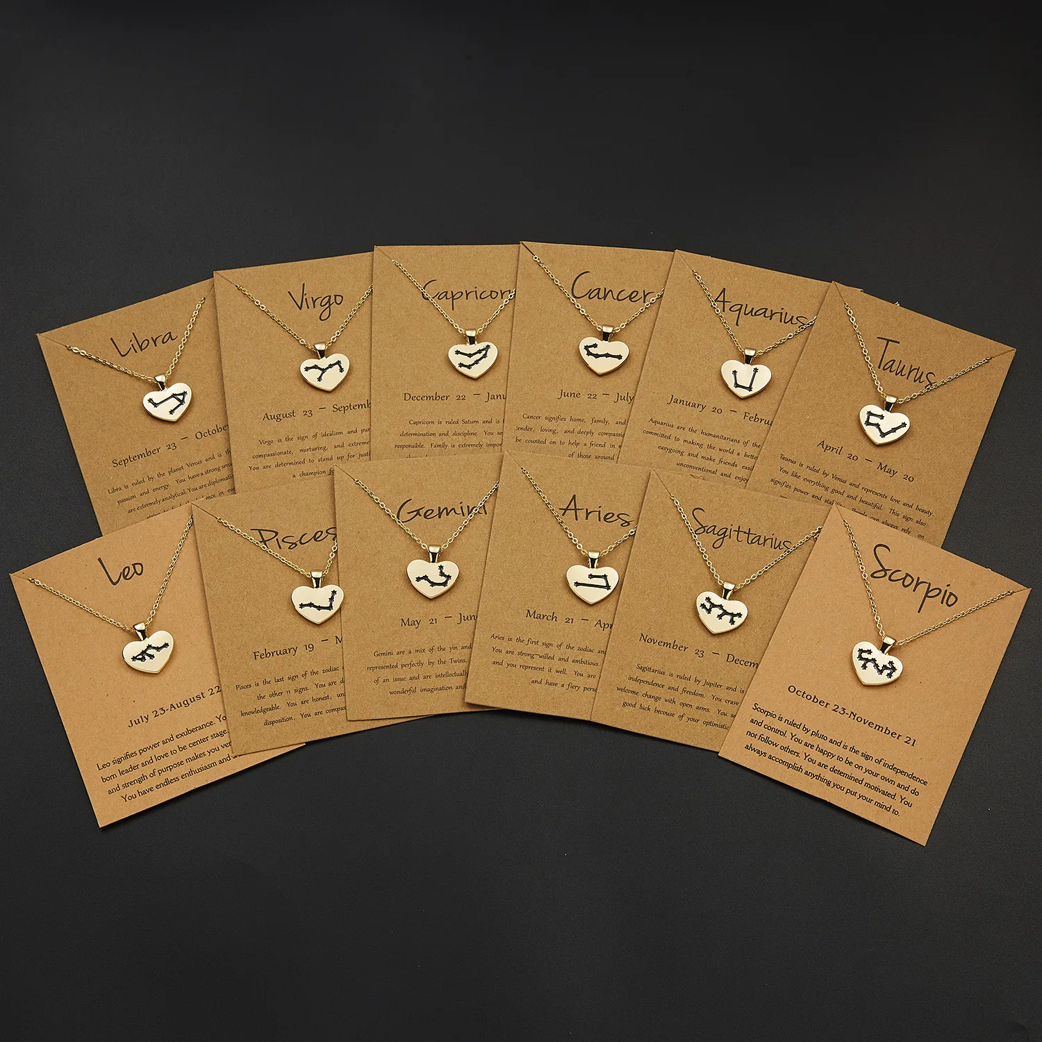 12 знаков зодиака, золотой кулон, весы, Очаровательная Золотая цепочка, чокер, гороскоп, бриллианты, ожерелья на День Матери