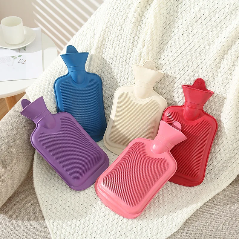 Factory Wholesale Reusable Hot Water Bottles Hand Warmer Hot Water Bottles rechargeable rubber hot water bottle with cover
