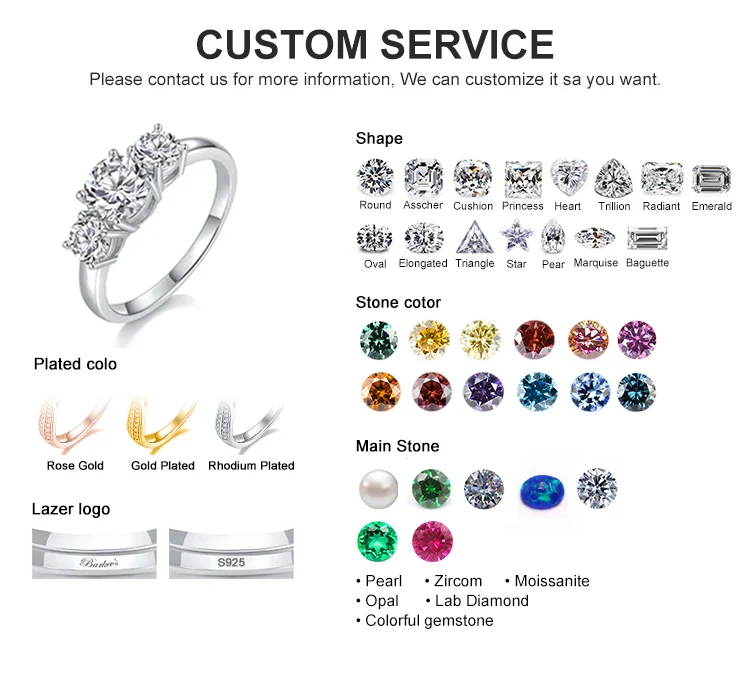 Redleaf Customized 14K Gold Wedding Ring DEF VVS Round Cut Engagement Wedding Brand Ring Charm Lab Grown Diamond Ring Men