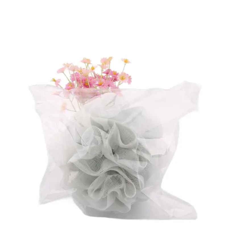 Shower Sponge Brush Good Quality Hight Quality Popular Mesh Shower Natural 1/2Pcs 2-In-1 Bath Loofah Sponge Silk Melon Bath Bal