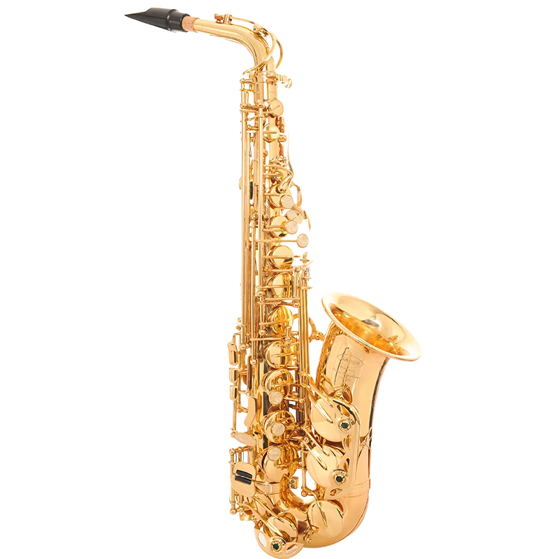 Wholesale E Alto saxophone double reinforced gold