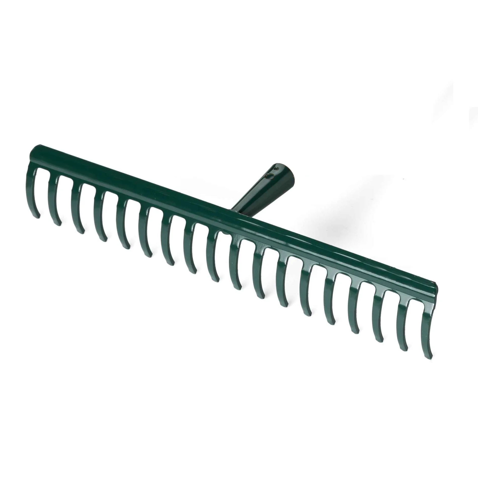 Superior Quality 18 Tines 4mm Steel Rake Made in Italy Industrial Grade for Farming Agriculture Gardening