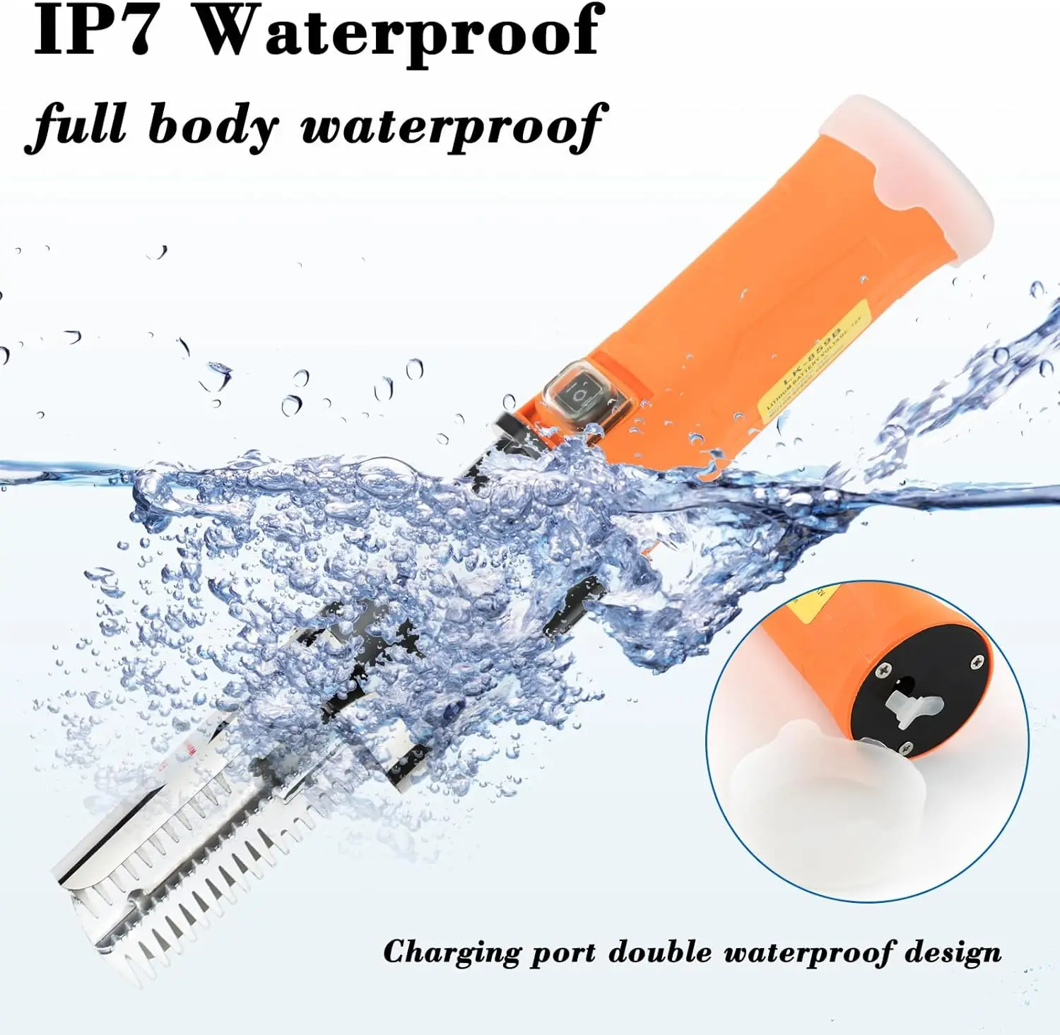 Rechargeable electric fish scaler