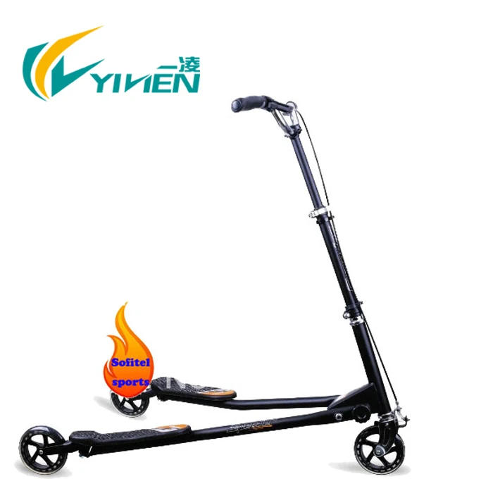 3 wheel adult kick scooter YILIEN manufacturer Speeder scooter kids and adult swing scooter