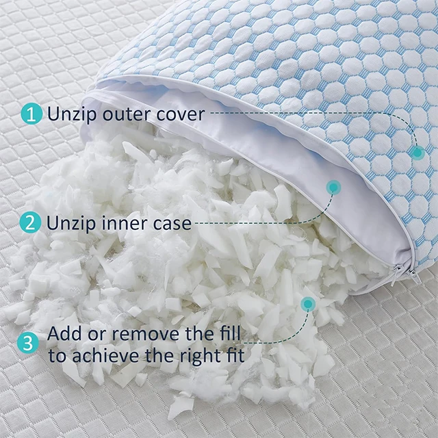 Embrace Comfort and Support During Pregnancy with a Shredded Memory Foam Pillow
