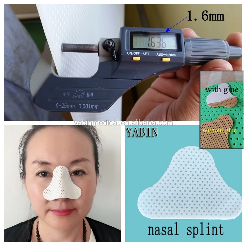 Medical Therapy Equipment External Nasal Splint Sheet Low Temperature Thermoplastic Material