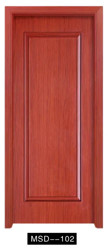 Top Manufacturer Internal Wood Door Hotel Bedroom Door Walnut Modern Interior Solid Wooden Room Door With Smart Lock