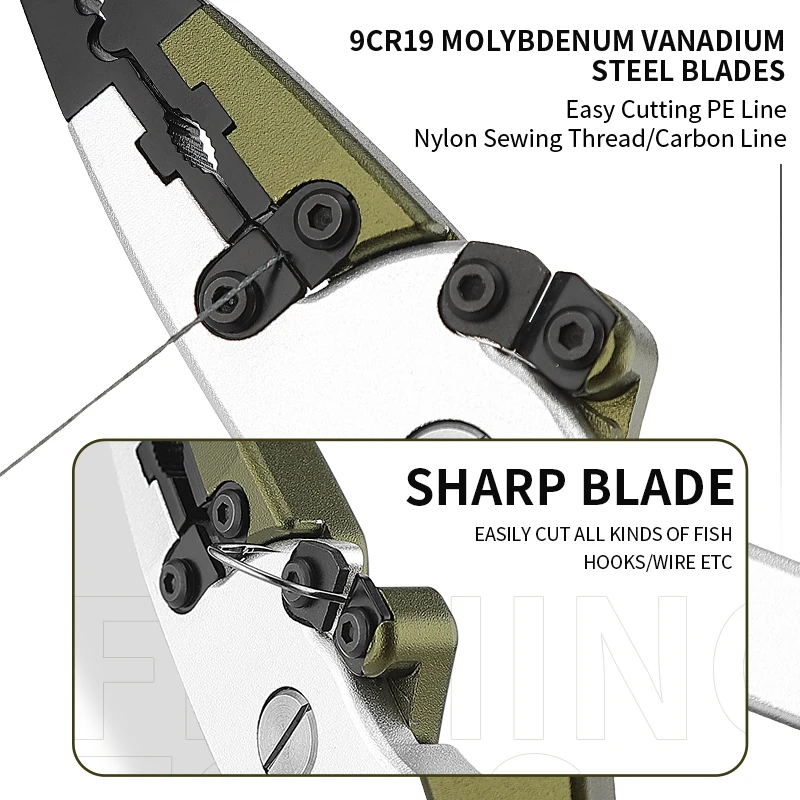 Bending Stripping Lock Wire Fishing Pliers High Quality Custom Colorful Stainless Steel Fishing Pliers