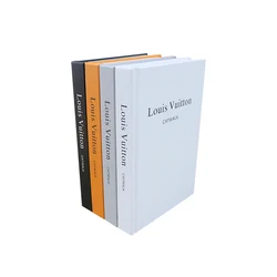 Оптовая продажа, декоративные книги с индивидуальным принтом для домашнего декора, современный декор для книг