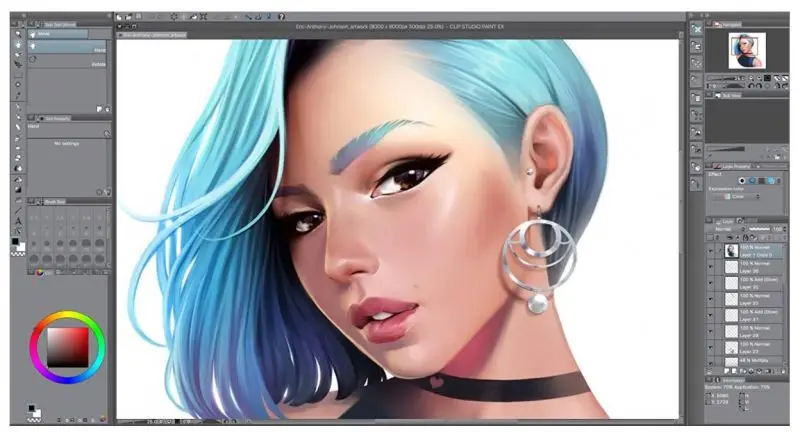 Ссылка для онлайн-загрузки Win / MacOS 1.11.9 программное обеспечение создания манги зажим студийной краски EX