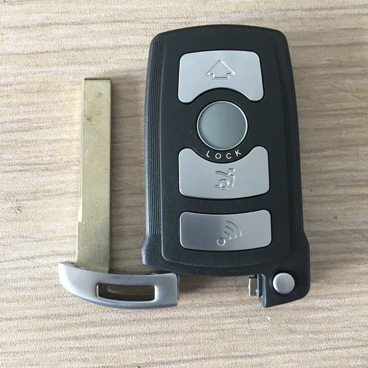 4 buttons For BMW 7 series Flip Folding Remote Black Car Key remote control key 315LP/315/433/868 MHz Vehicle keys