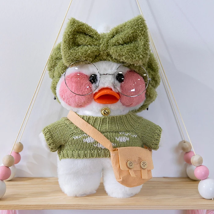 2021 custom Cartoon Cute  Cafe Duck Plush Toy