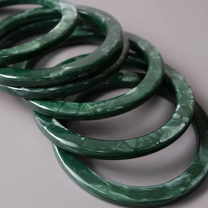 Deepeel  HE007 11.5CM Bag Accessories O Ring Resin Buckles Plastic Bag Handle