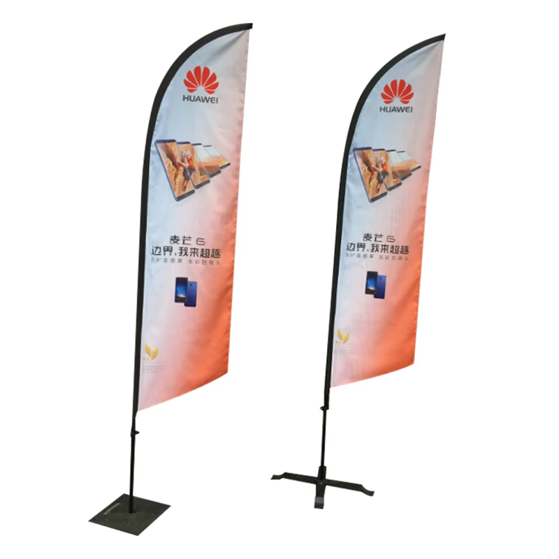 7ft 9ft 11ft 13ft Promotion Lemonade Open House Sublimation Teardrop Beach Feather Flag