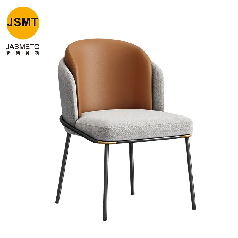 Modern Morgan Red Stackable European Patchwork Merdern Dinning Room Green Fabric Dining Chair With Fabric Surface