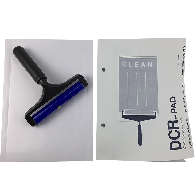 
JEJOR Supply Wholesale Cleaning Silicone Sticky Roller Cleanroom 50 Sheets Dust Removal DCR Sticky Paper Pad 