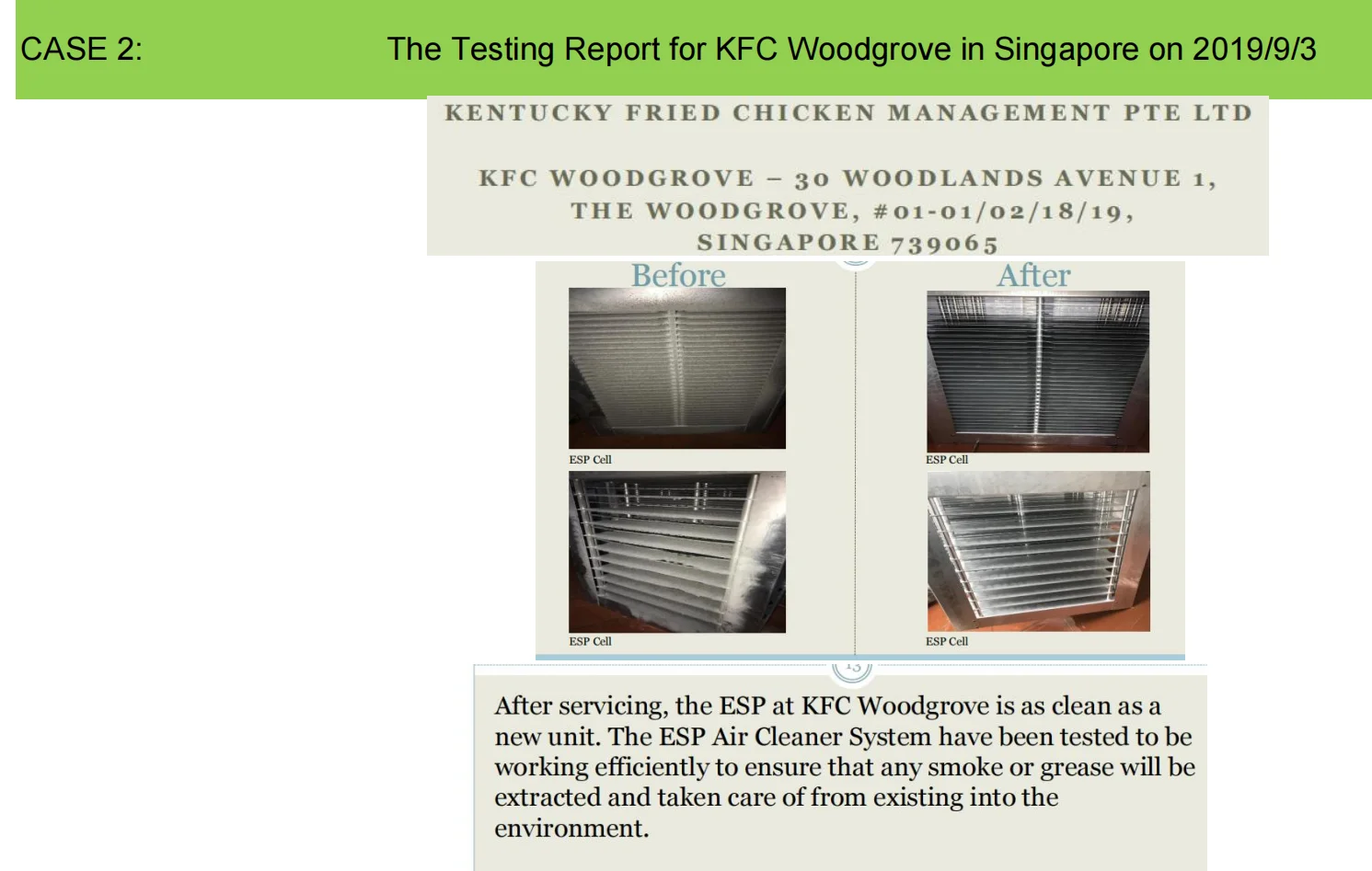 Commercial restaurant kitchen chimney range hood with electrostatic precipitator