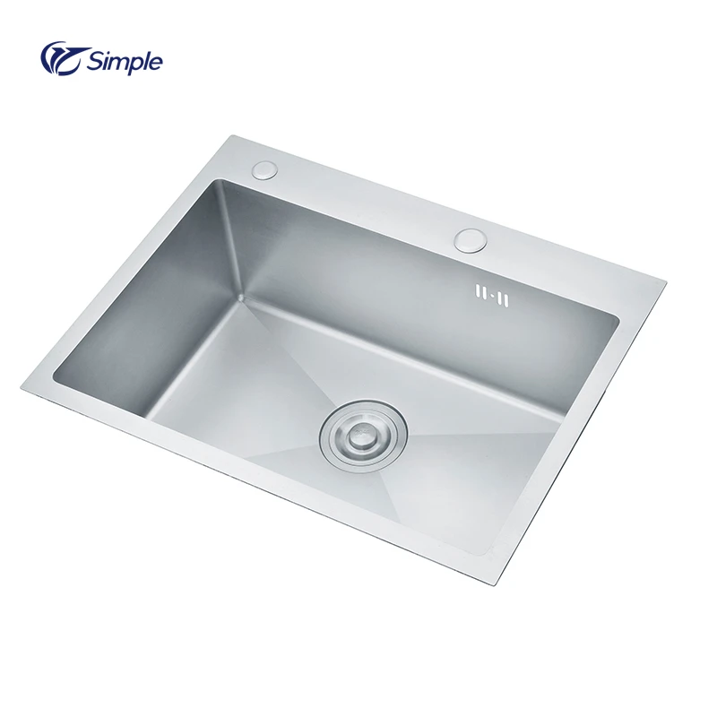 Wholesale Good Quality 201/304 Stainless Steel Nano Black Single Bowl Kitchen Sink