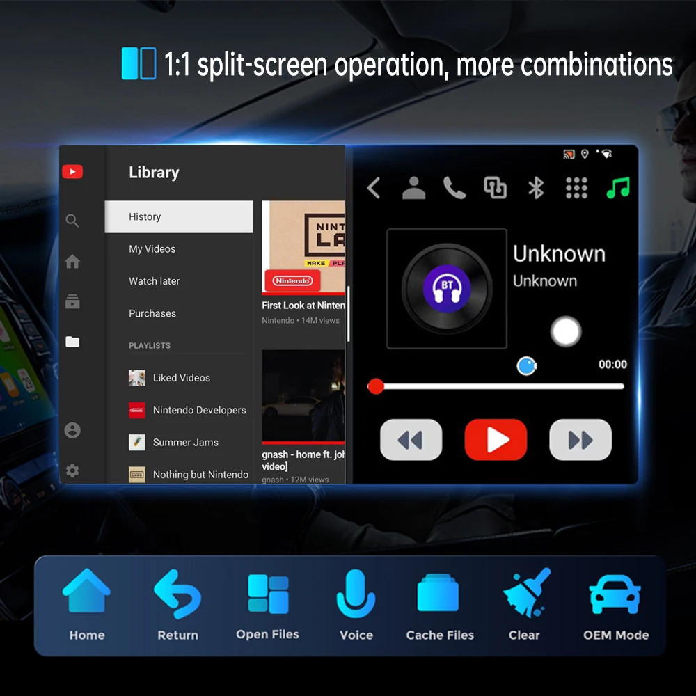 Boyi Smart Ai Box 3 in 1 4GB+64GB Youtube Wired To Wireless Adapter Carplay Android Auto 13 Car Carplay  Wireless Carplay