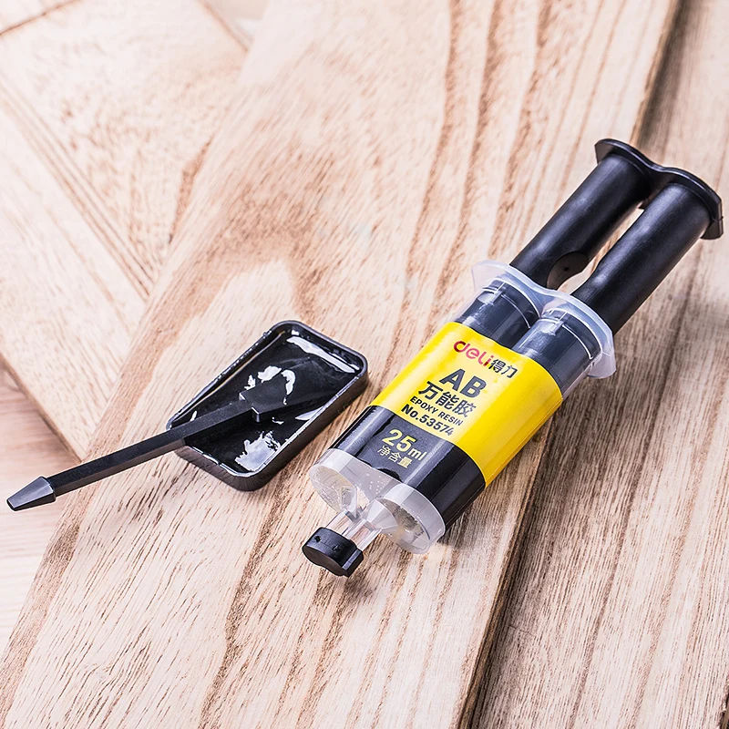 Deli 53574 AB Клей superglue металлический универсальный клей дерево стекло нержавеющая сталь