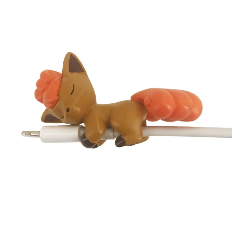 Soft PVC Poke Monster Figures Charging USB Cable Protectors as Promotion Gift