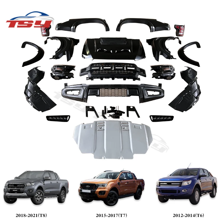 TSY Factory Price Car Accessories Front Bumper Body Kit For Ford Upgrade to F150 Raptor