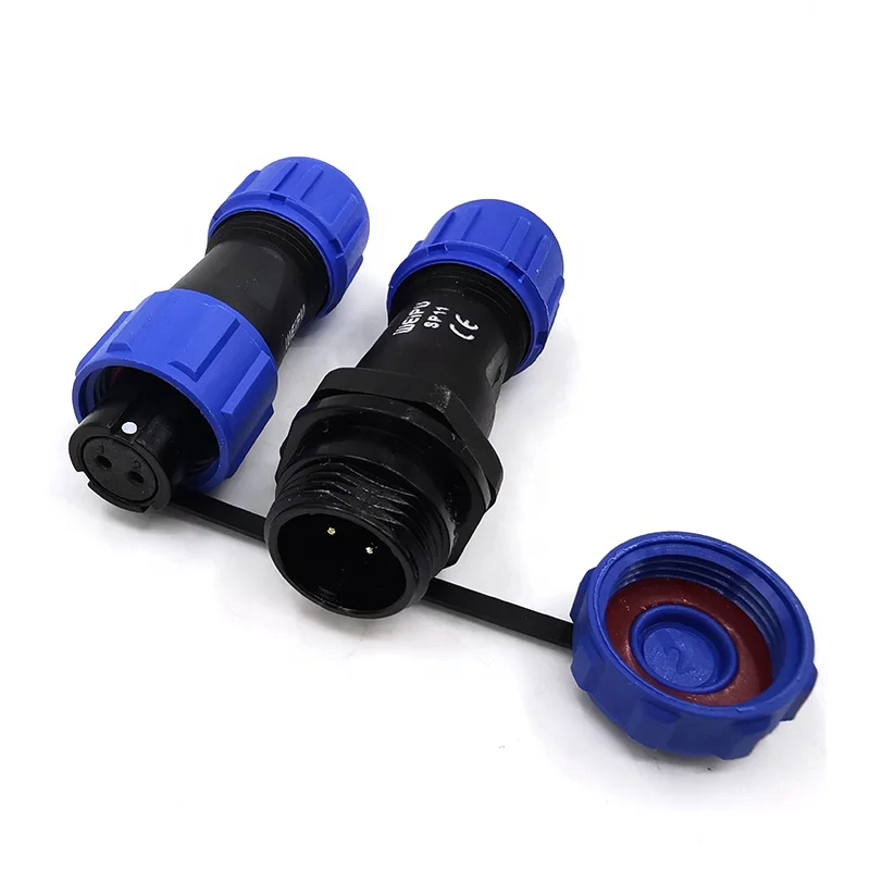 SP11 SP13 SP17 SP21 SP29 Connector 2 3 4 5 6 7 8 9 10 12 16 17 20 24 26 Pin SP Series Wire IP68 Waterproof Connector