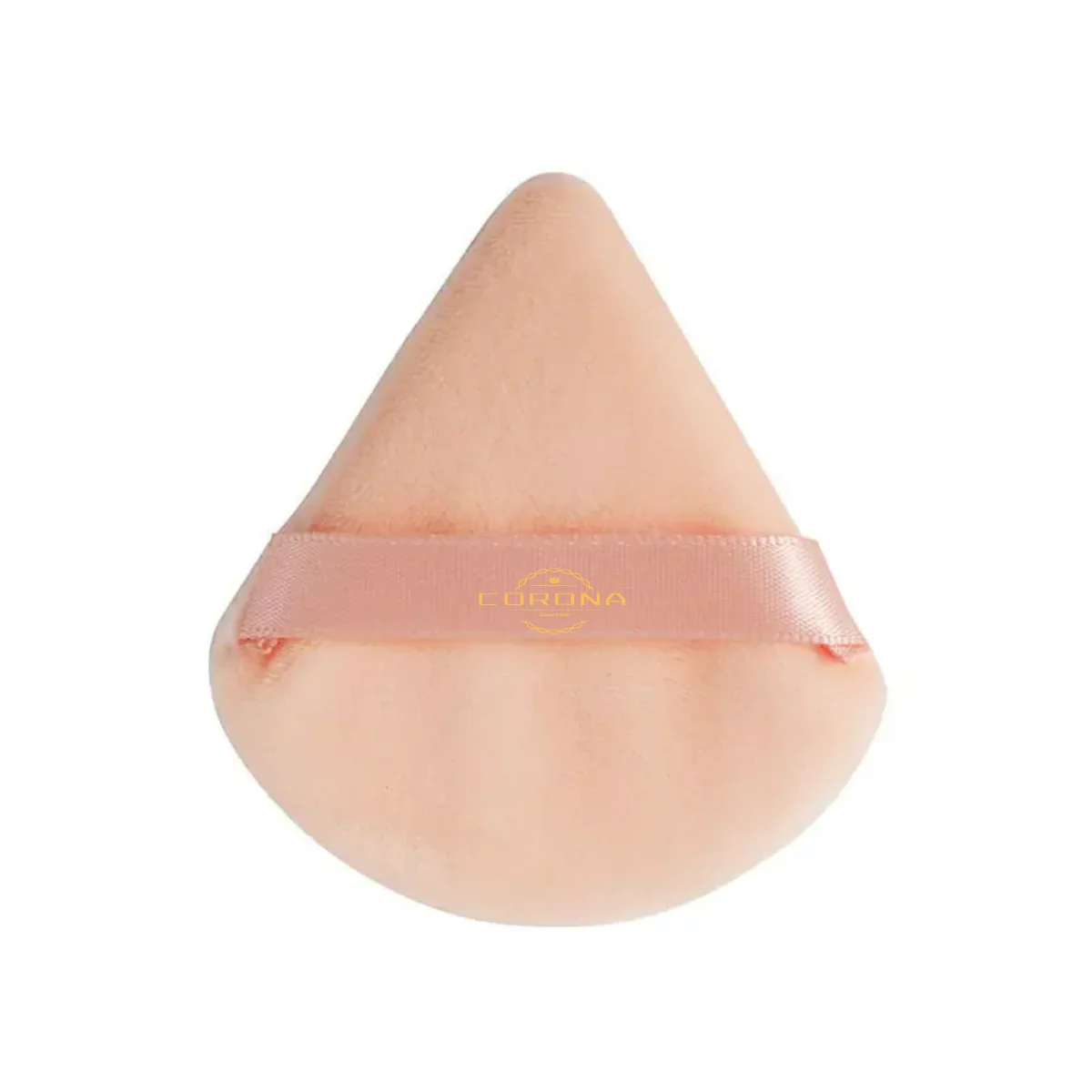 New Design Triangle Shaped Cosmetic Puff Makeup Foundation Sponge with Ribbon for Powder Application