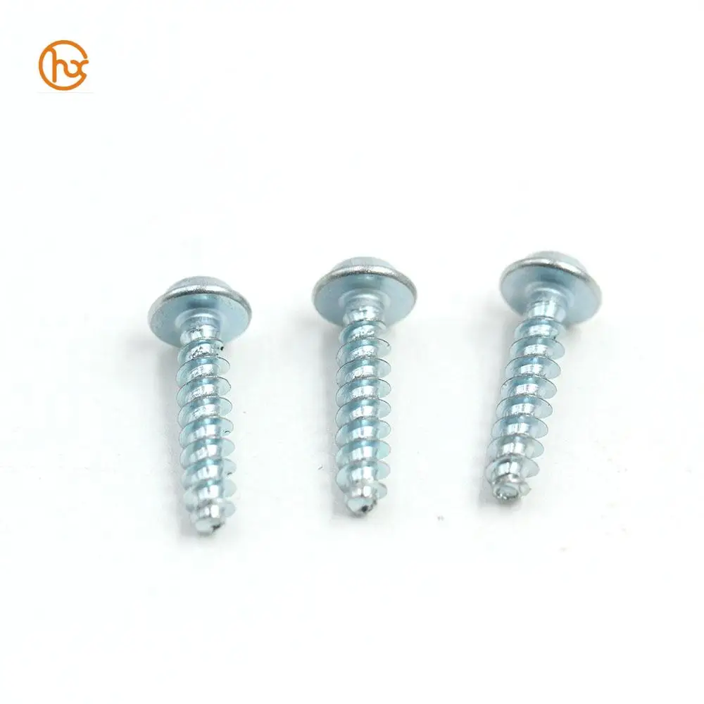 DGHX M1.2 M1.4 M1.6 M1.8 M2 M2.2 M2.5 M3 M4 M5 Steel zinc plated self tapping thread forming PT screw for plastic