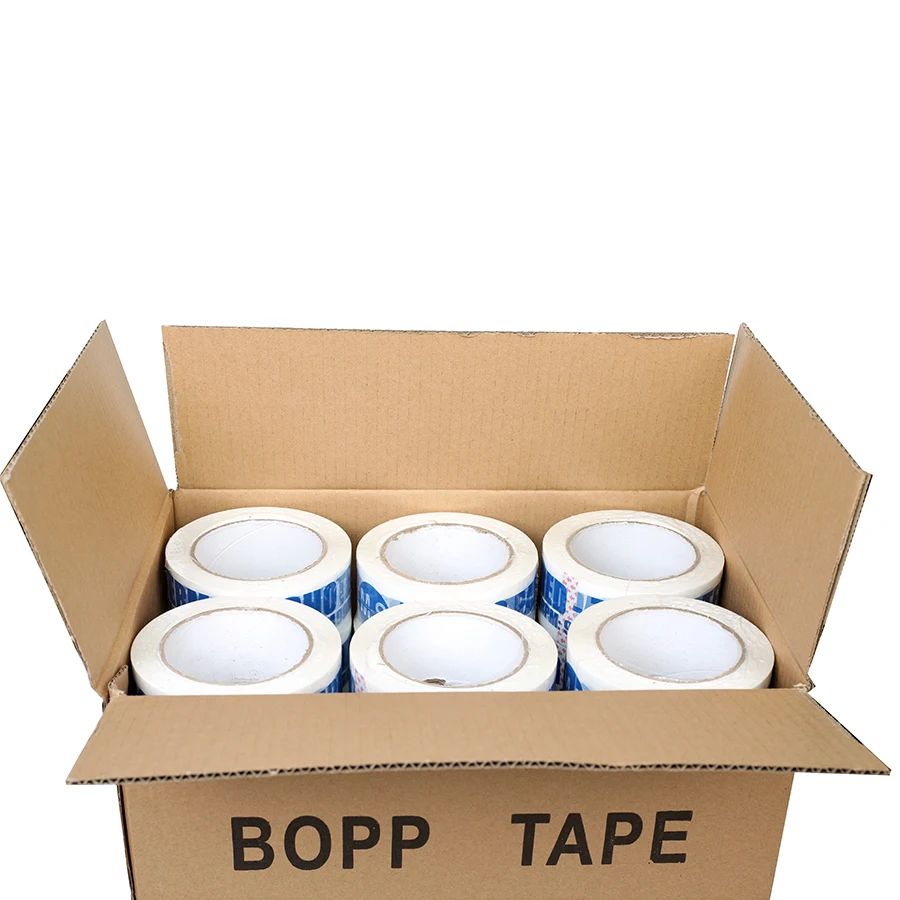 300m Branded Packaging Tape Fragile Silent Rubber Adhesive Cheap Paper Based Tape for Packaging