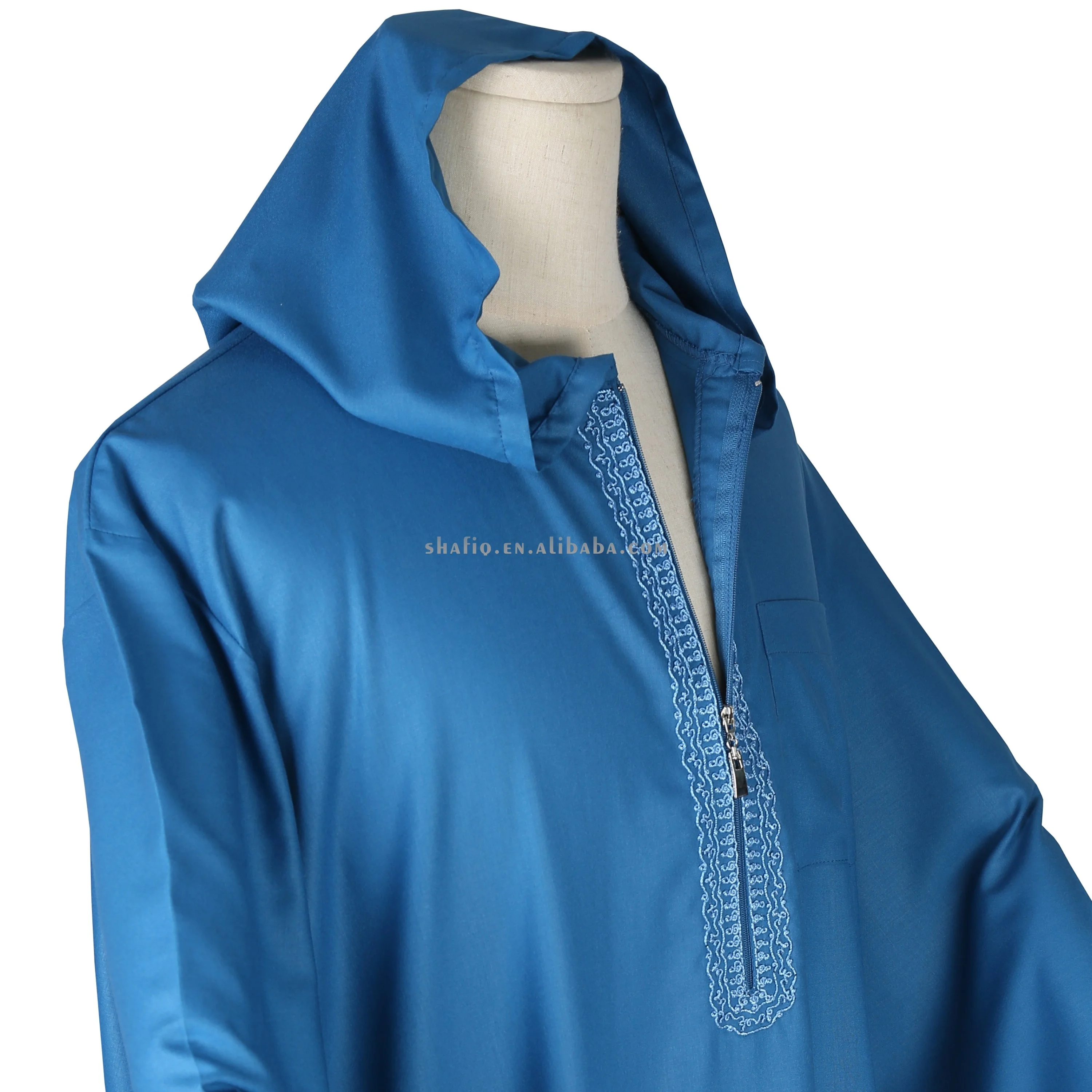 Summer Fresh Design Authentic Ikaf Arabic Jubba Abaya Ethnic Islamic Clothing Moroccan Thobe Kaftan Muslim Dress Praying