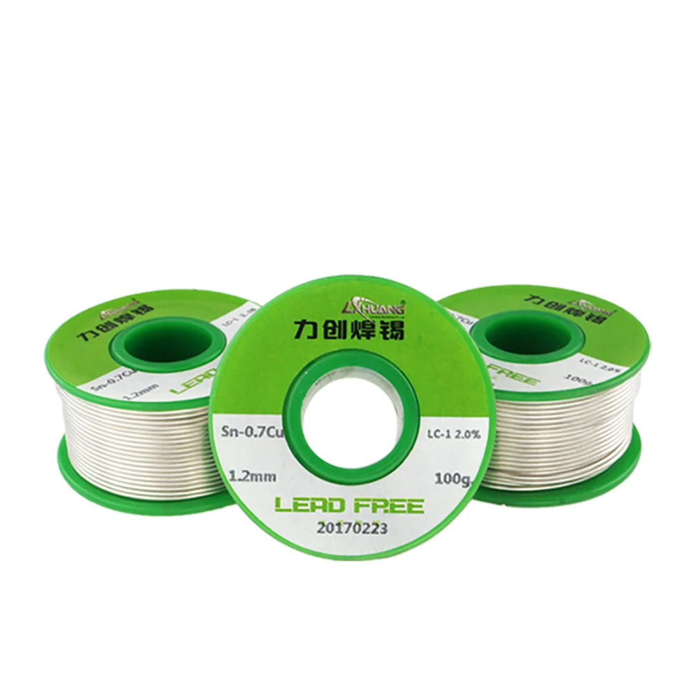Good quality ROHS standard Sn99/Ag0.3/Cu0.7 100g-1000g low temperature soldering tin solder silver wire for welding
