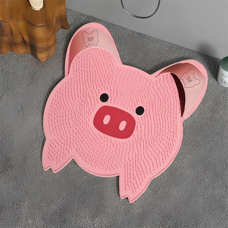 New Product Ideas 2025 New Upgrade TPR Bath Brushes Sponges Scrubbers Foot Skin Care Cleaning Brush Mat