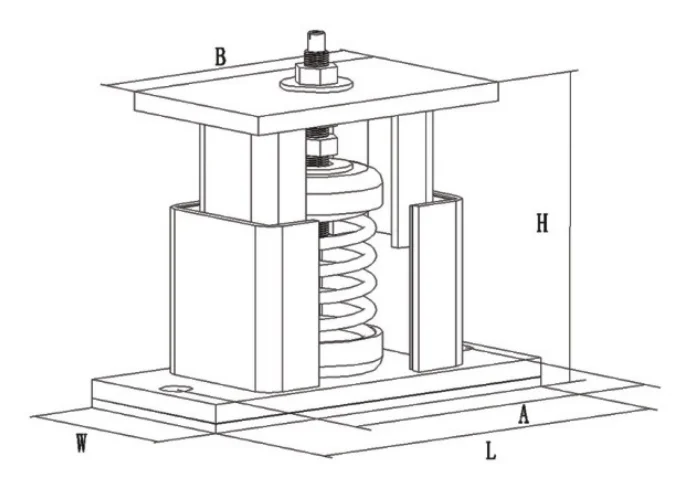 High-Strength Pump Floor Spring Vibration Isolator and Shock Absorber