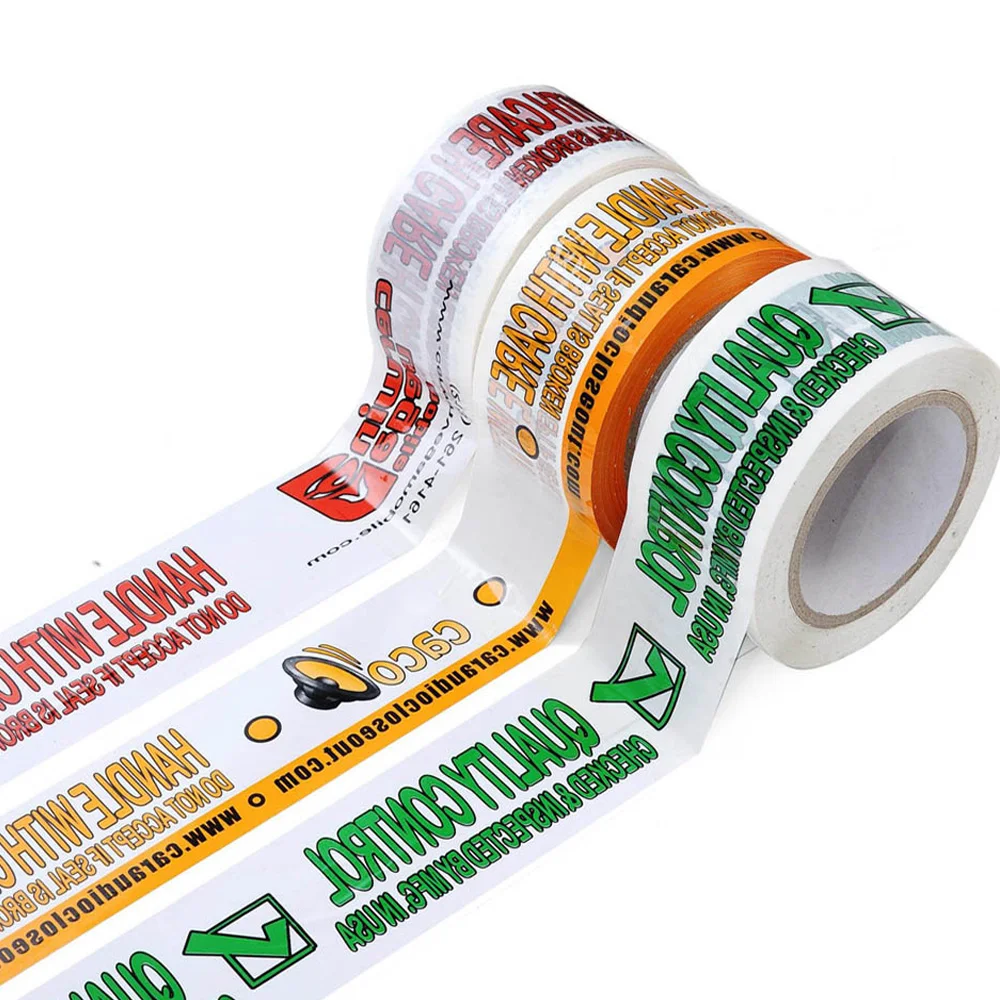 Yongsheng Custom Logo Packaging Tape Fragile for Carton Sealing Bopp Adhesive Tape Packing Printed Tape
