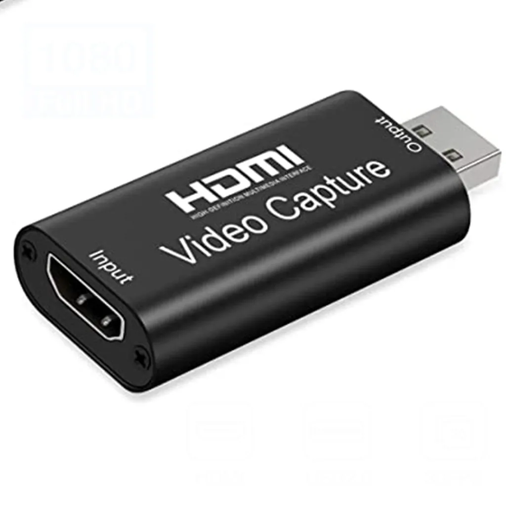 Video Capture Card Streaming VHS Board HDMI Video Capture Card USB 2.0 Camcorder Window Android MacOS with PS4 Game DVD Video