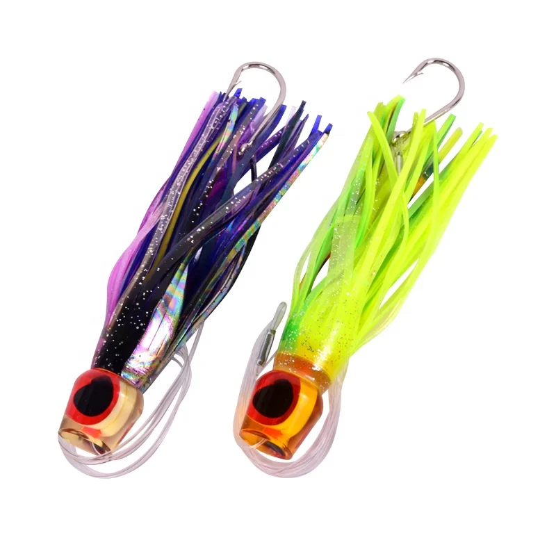 AGITEK Soft Lures Quality Tuna Trolling Fishing Lures PVC Octopus Skirt Soft Fishing Lures Soft Skirts Fishing Trolling Baits