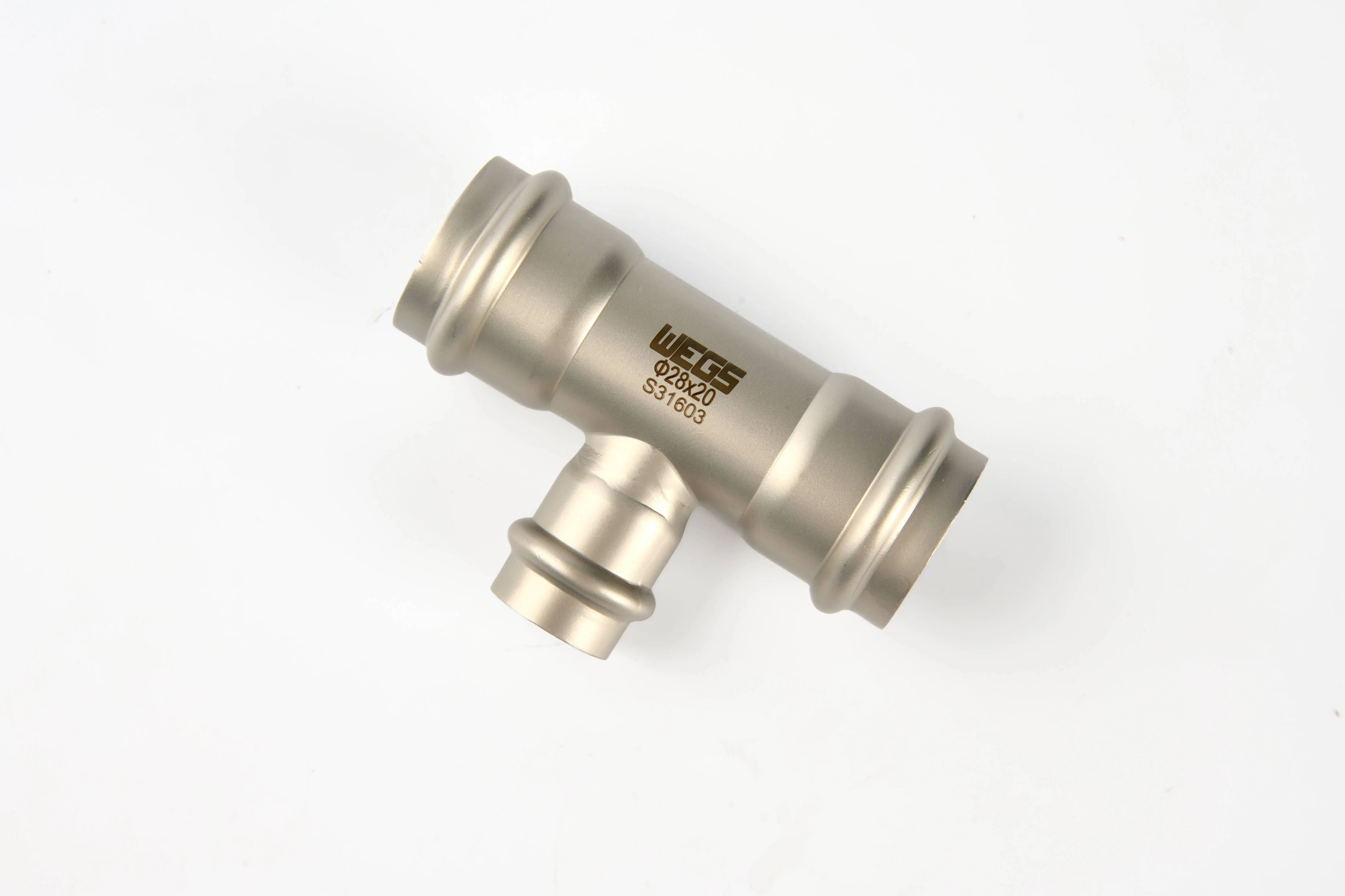 WEGS Stainless Steel pipe Fittings Tee Valve