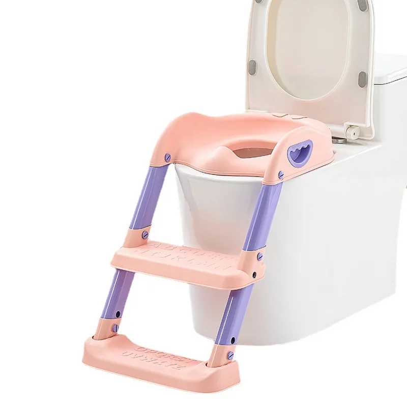 China Supplier Kids Toilet Trainer Potty Training Toilet Seat Ladder For Toddlers