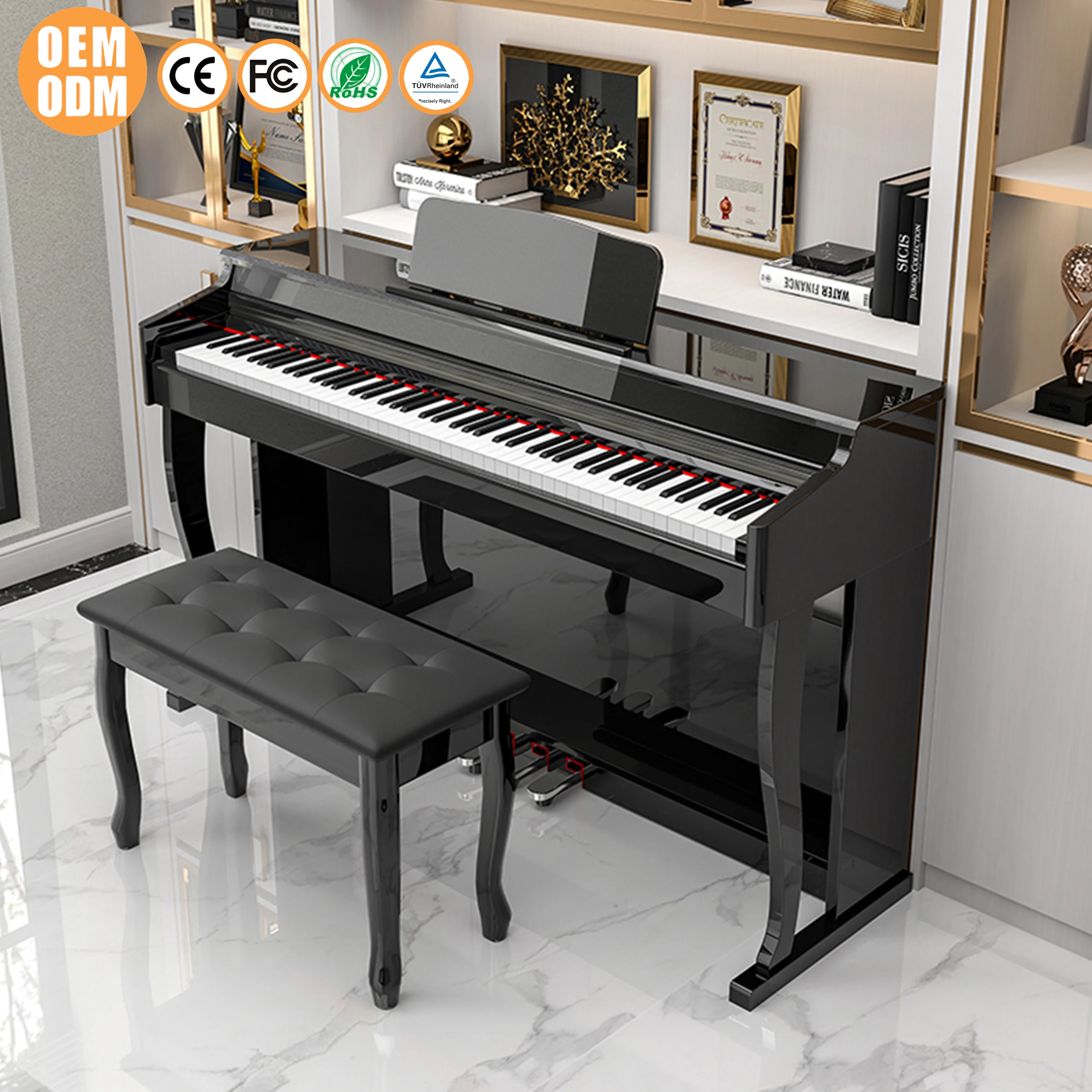 LeGemCharr Electric Piano Keyboard Electronic Piano Digital Music Instrument piano keyboard electronic organ