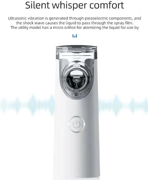 New arrival Handheld mesh inhaler nebulizers Cough Drug Asthma Ultrasonic portable nebulizer Easy Use for Home
