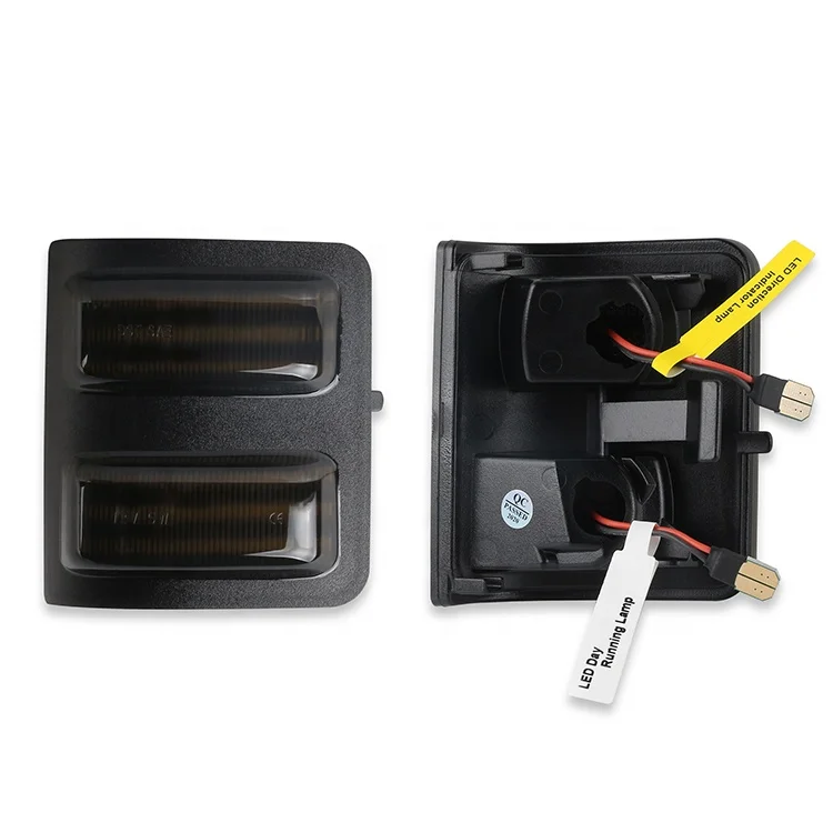 Smoke Sequential Switchback Side Mirror Marker Lights LED Turn Signals for Ford F250 F350 F450 Super Duty 2008-2016