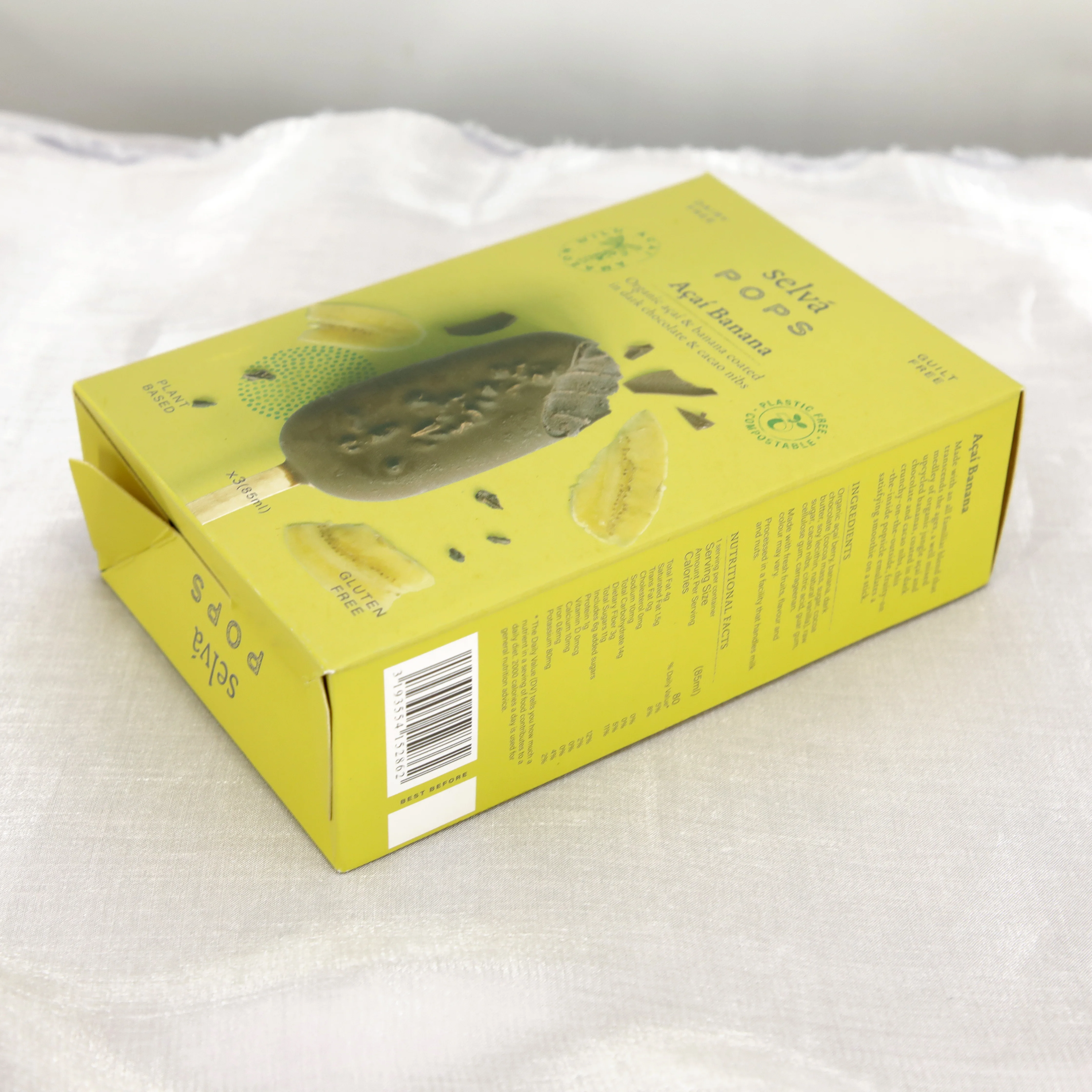 Customized shape disposable food grade cardboard grey board ice cream packing box