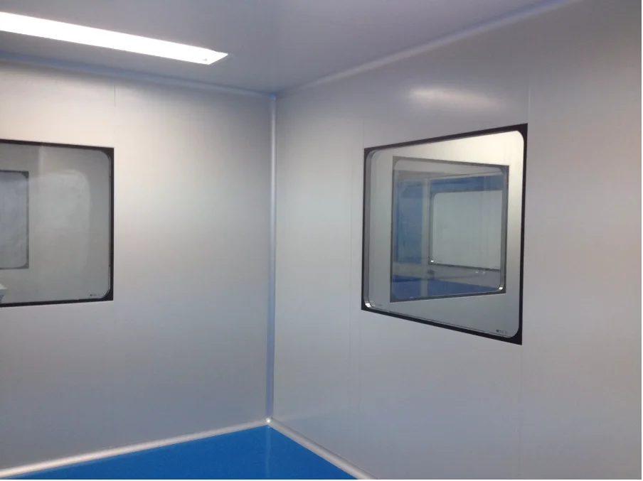 Customized Turnkey Cleanroom Solution with Steel Structure Sandwich Panels Air Purifying Clean Booth Modular Clean Room System