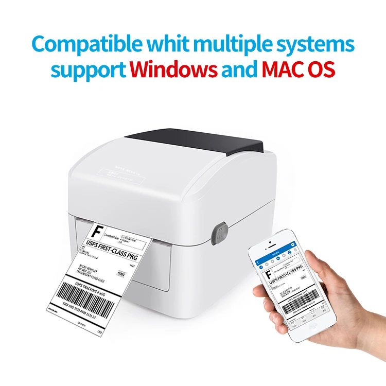Xprinter Xp-420B 4 дюйма термопечати 203 точек/дюйм Usb этикеток Принтер для