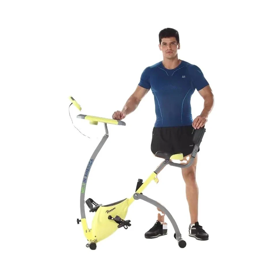 Factory New Arrival Indoor Xbike Manual Foldable Exercise Bike With 1.6kg Flywheel