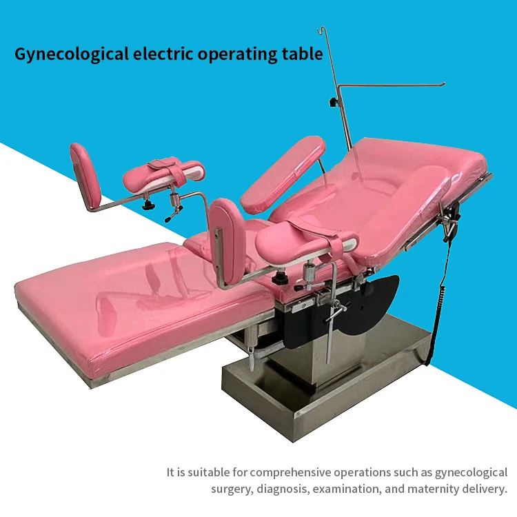 Gynecological electric examination bed foldable Electric Gynaecology delivery Bed Examination Tables