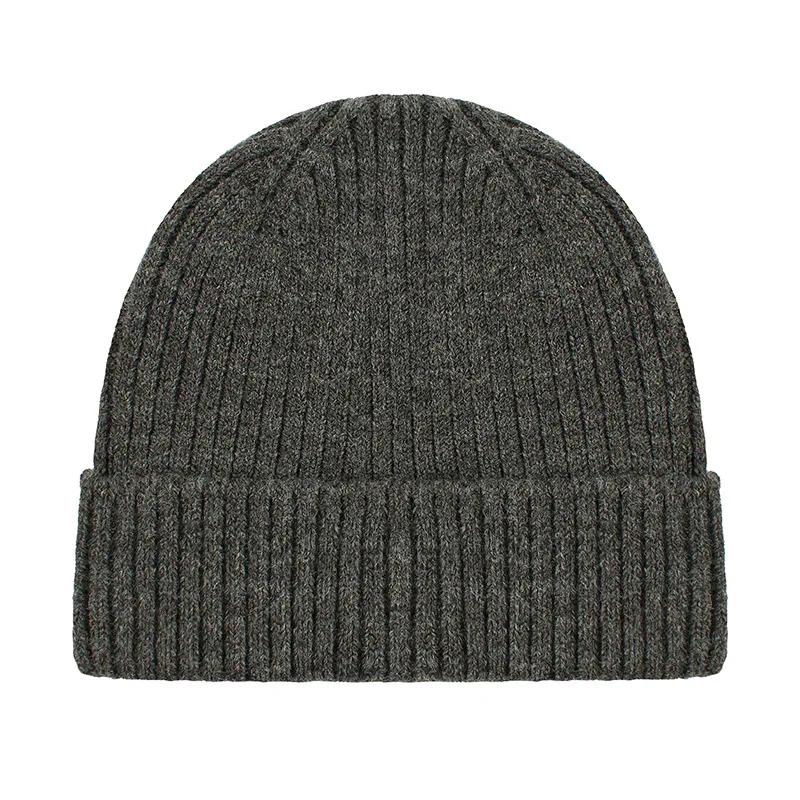 wholesale winter warm hat custom watch cap blank ribbed cuffed short fisherman beanie hat