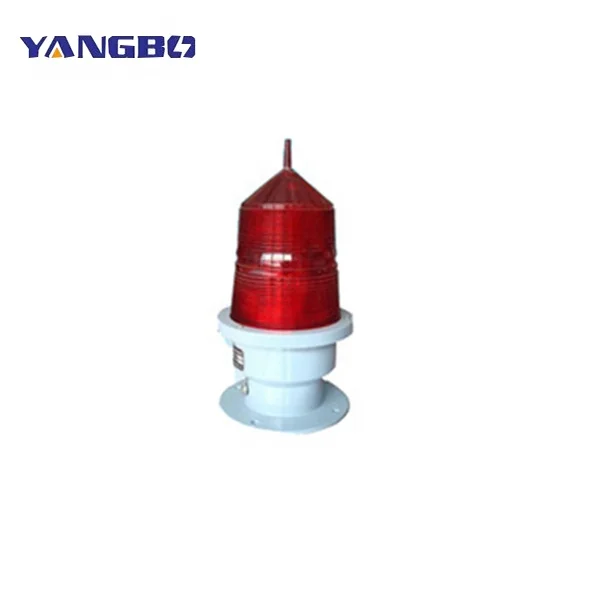 Long Pole Type Aviation Obstruction Light AC 220v White Red IP65 LED  Warning Safety Aviation Obstacle Light for Buildings