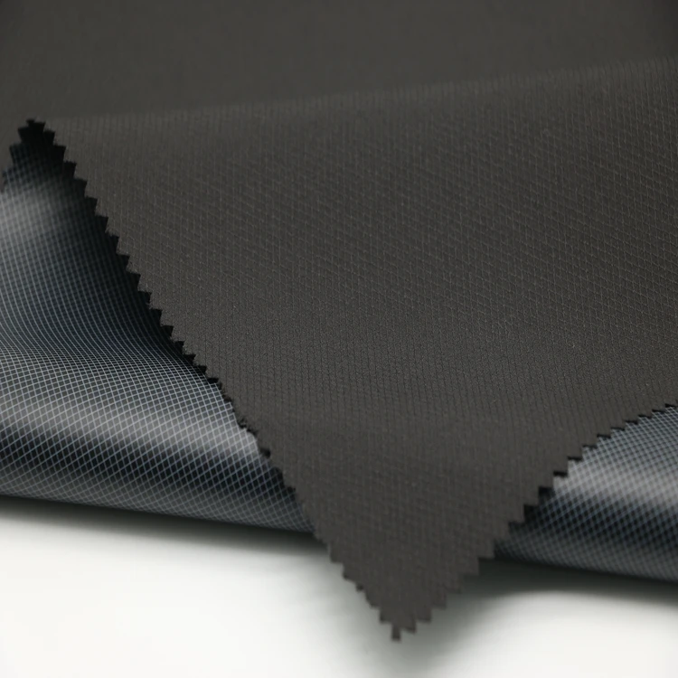 Diamond style jacquard pongee with print tpu membrane fabric